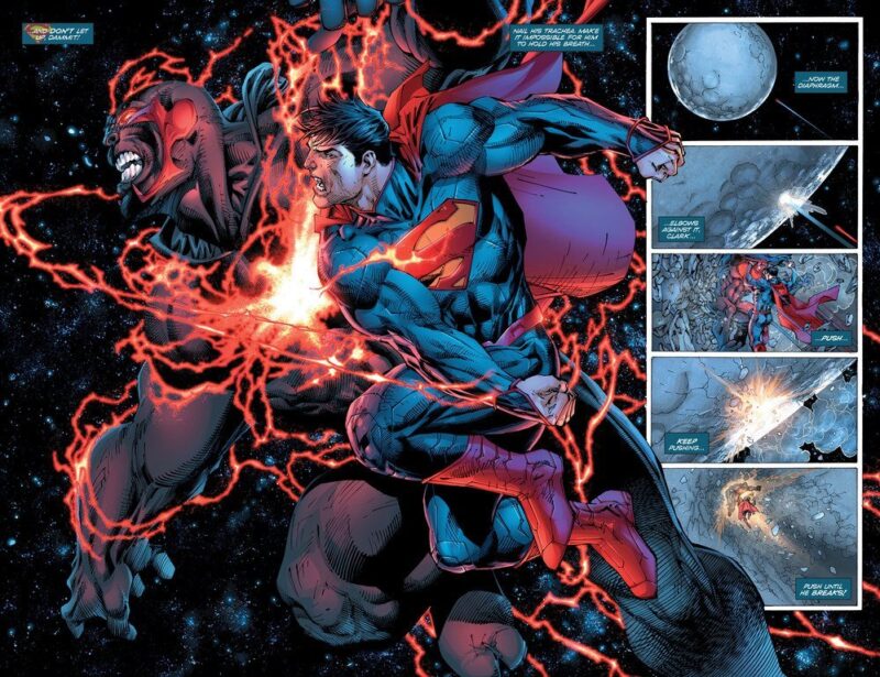 Superman vs W.R.A.I.T.H in "Superman Unchained"